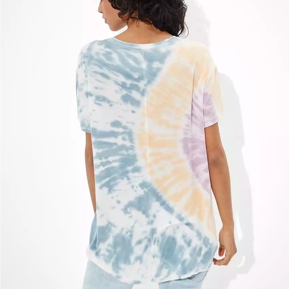 AE Tie-Dye Oversized Crew Neck T-Shirt - Picture 2 of 8